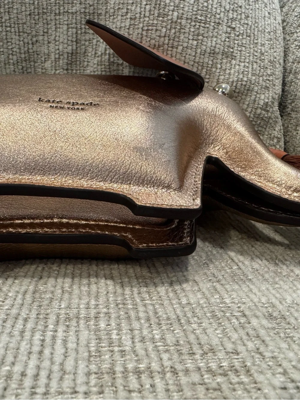 Kate Spade Gold Mini Elephant Purse